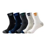 5 пар (Черный + Темно-серый + Светло-серый + Темно-синий + Белый)