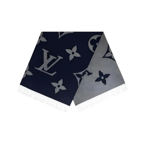 LOUIS VUITTON Кашемировые вязаные шарфы для мужчин