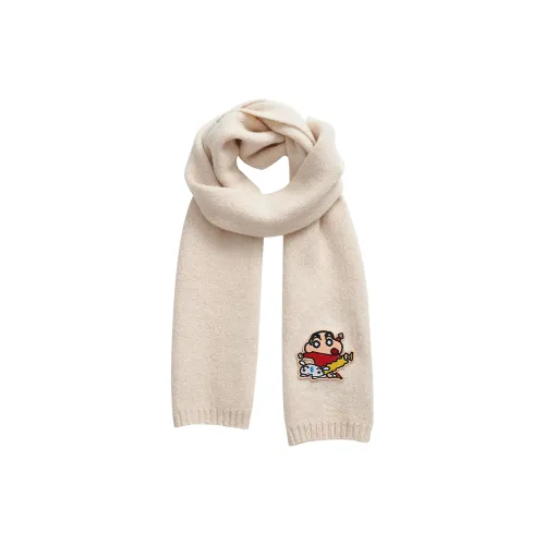 Crayon Shinchan Шерсть Нейлон Вязаные Шарфы Унисекс