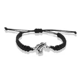 Браслет "Лошадь", черный