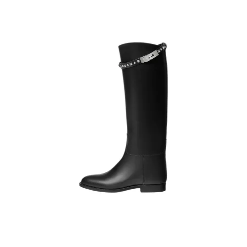 HERMES Jumping Колено Высокие сапоги Женские Черный