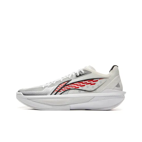 LINING ULTRALIGHT Баскетбольные кроссовки Низкий Топ Белый Мужской