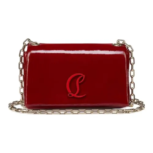 CL LUBOTING Лакированная кожа Сумка через плечо Сумка на плечо Женская Красная