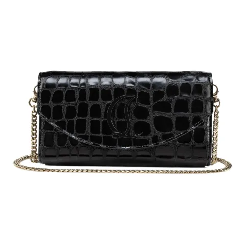 CL LUBOTING Телячья кожа Кошелек Сумка через плечо Женская Черная