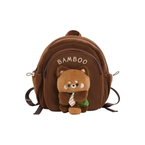 Holding Bamboo Полиэстер Рюкзак Стандартный Унисекс Коричневый