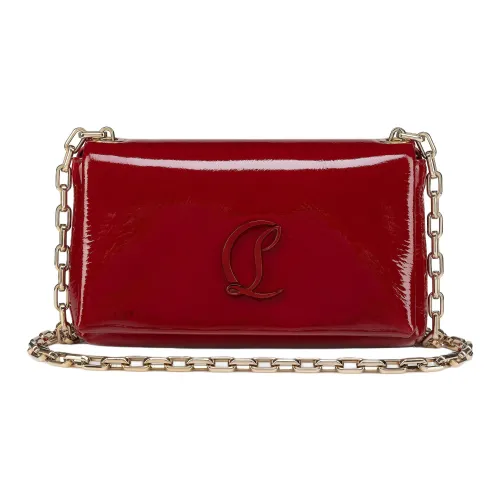 CL Loubi Лакированная кожа Сумка через плечо Женская Красная