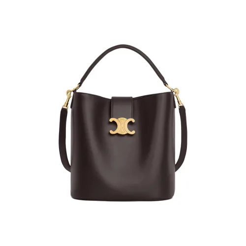 CELINE Louise Телячья кожа Сумка Средний Женские Ebony