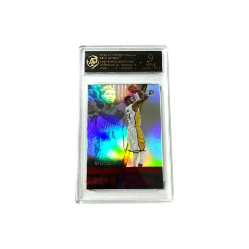 Панини Павл Джордж Pacers Победный ШОТ Teca Ограниченный 199 199 Рефракция Игрок Карта 9 10 Сертифицированные Карточки 1 шт