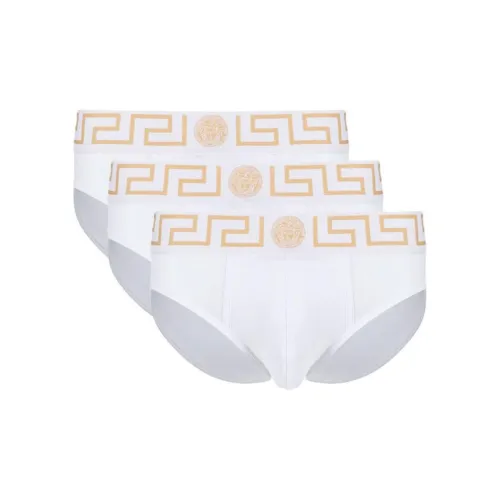 VERSACE Трусы Мужские 1 Комплект из 3 Штук Белые