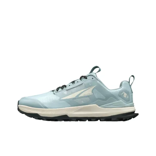 Altra Slip-resistant Abrasion-resistant Low-top Trail Running Shoes Women's Light Blue Альтра Противоскользящие Устойчивые к истиранию Низкие Кроссовки для бега по пересеченной местности Женские Светло-голубые
