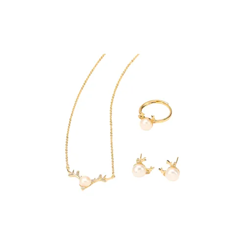 Серьги-гвоздики с цирконием и пресноводным жемчугом женские