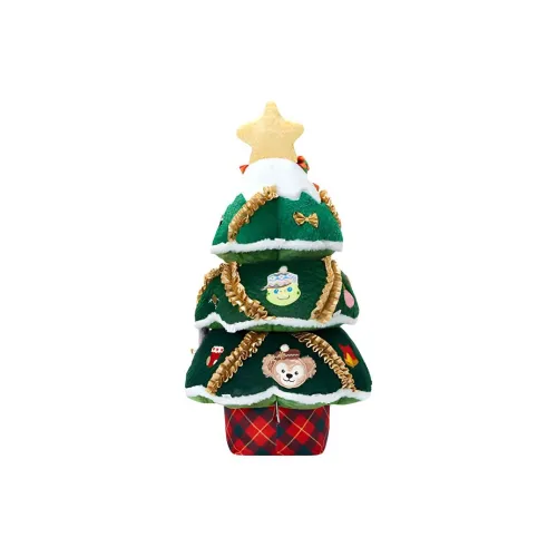 Disney 2024 Winter Duffy Collection Сияющее Рождество Украшение Дерево Куклы Плюшевая кукла 80 см Высота Шанхайский Дисней