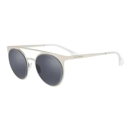 EMPORIO ARMANI Металл Aviator Солнцезащитные очки Женские Белые