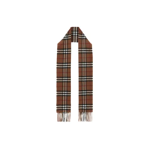Burberry Вязаные шарфы Детский Коричневый