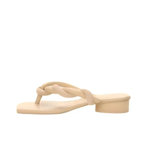 CULT GAIA Шлепанцы Женские Бежево-желтые