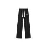 Чёрный с белой вышивкой