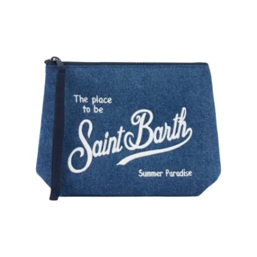 MC2 SAINT BARTHELEMY Neoprene Clutch Унисекс Denim Solid Color