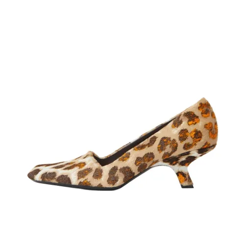 Bottega Veneta Boogie Нестандартный каблук Высокие каблуки 5,5 см Женские Коричневый