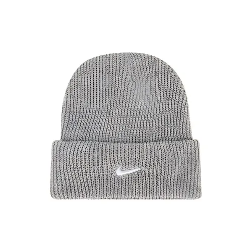 Nike Хлопок Шапки-бини Унисекс Серый