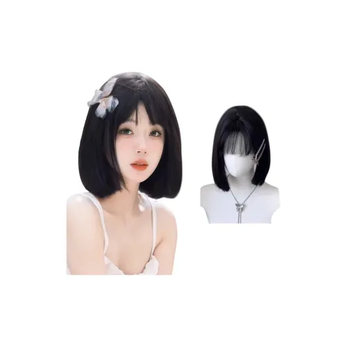 YOSEE One Stroke Короткие волосы Парики Темный чайный