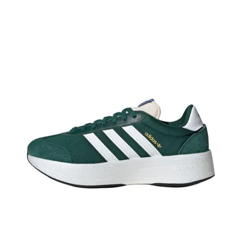 Adidas Originals Городской Slip Устойчивый к истиранию Низкий Топ Кэжуал Унисекс Зеленый