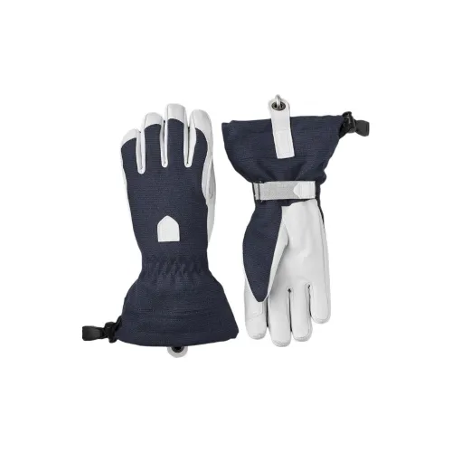 HESTRA Козья кожа Полиэстер Полиэстер Перчатки Женские Морской синий
