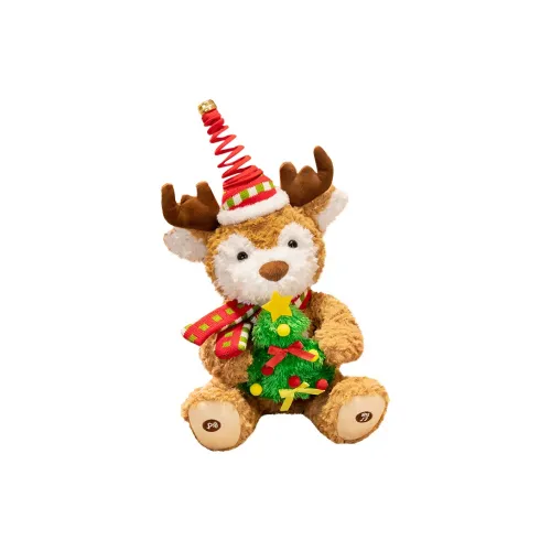 Handsome Cute Christmas Collection Кукла-оленя Плюшевая кукла Высота 40 см