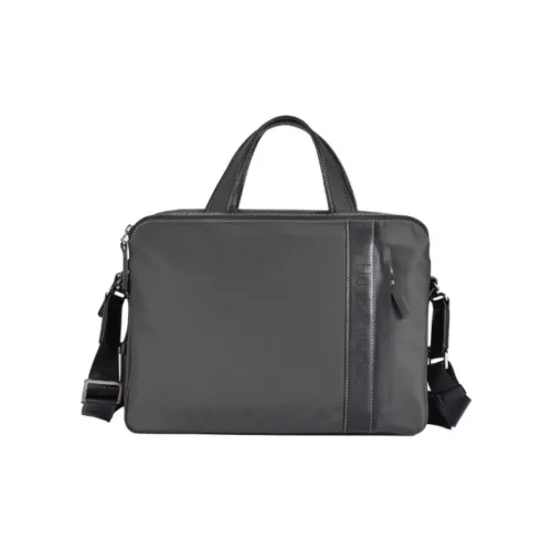 Hush Puppies Холст Одно плечо Через плечо Ручной Ноутбук Сумка Большая Мужская Серый Зеленый