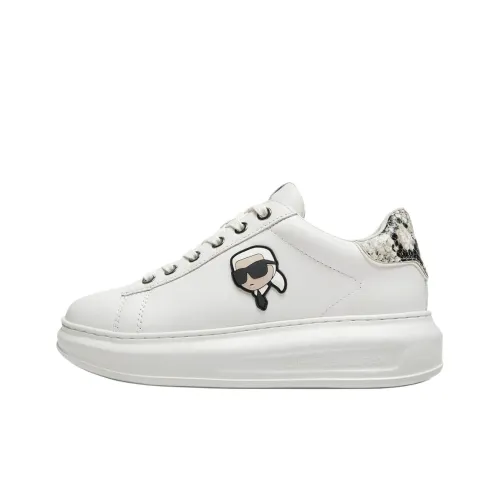 Karl Lagerfeld Низкий топ Повседневная обувь Женская Белая