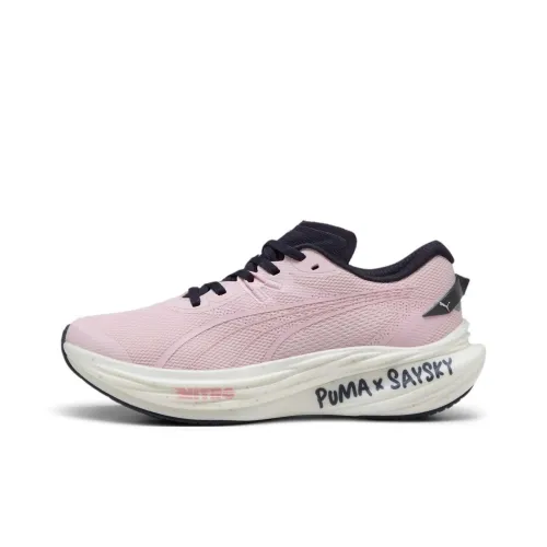 SAYSKY X PUMA Deviate NITRO 3 Поддержка Низкий Топ Повседневный Мужской Розовый