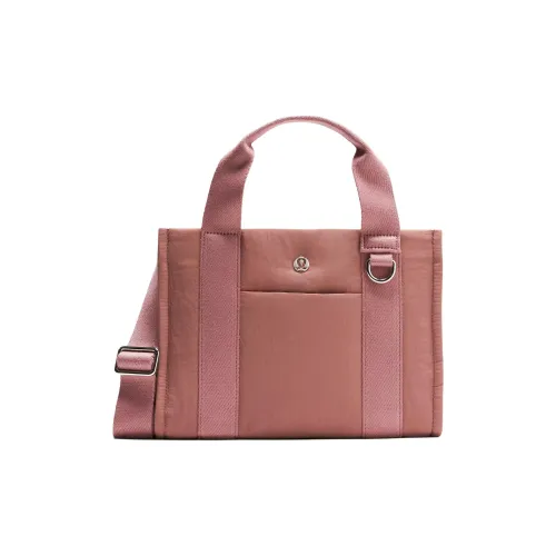 lululemon Нейлон Одно Плечо Сумка Мини Женская Розовая