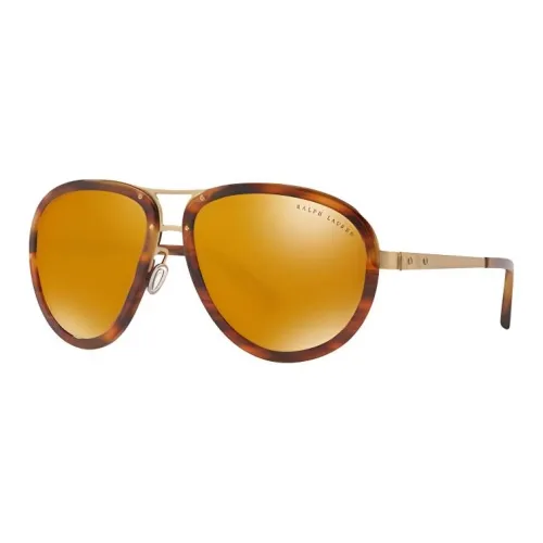 Ralph Lauren Металл Aviator Солнцезащитные очки Унисекс Tortoiseshell