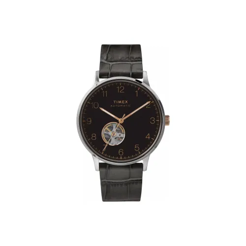 TIMEX Автоматический Механический Механизм Мужские Часы 40 мм Черный