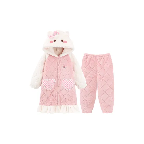 LEZIYUN Пижамный комплект женский розовый