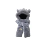 Маленький Дракон рог Набор из трех предметов [Серый]