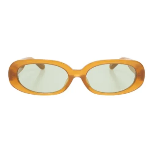 Linda Farrow Ацетат OVAL SUNGLASSES Женские Желтый