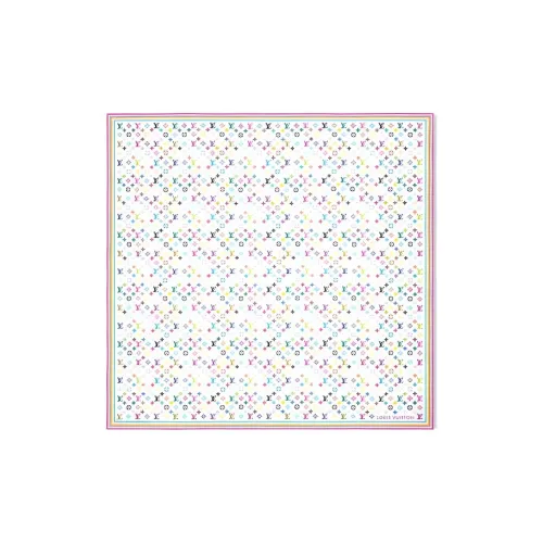 LOUIS VUITTON Шелковые шарфы Женские Розовый