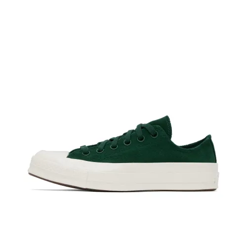 Converse Chuck 70 Противоскользящие Устойчивые к истиранию Низкие Кроссовки для скейтбординга Унисекс Зеленые