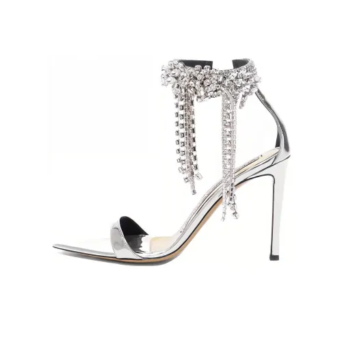 Alexandre Vauthier one Ремень Сандалии Серебряный Женские