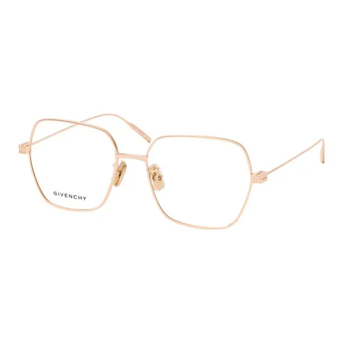 GIVENCHY Металл Нерегулярная форма Оправы для очков Женские Розово-золотой