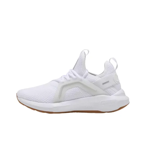 PUMA Износостойкий и Легкий Низкий Топ Кэжуал Женский Белый