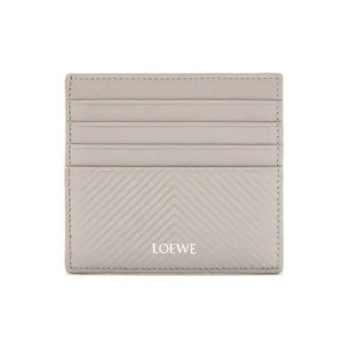 LOEWE Телячья кожа Держатель для карт Мужской Оболочка Серый