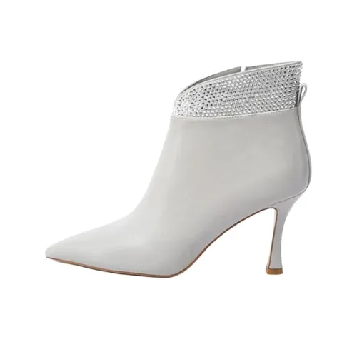 NICOLI Laiken ботильоны 8 см Женские Серебряные