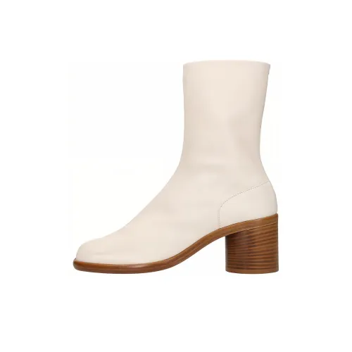 Ботильоны Maison Margiela Tabi 7,5 см Женские Белые