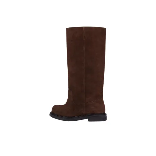 MOSCHINO Olivia Колено Высокие сапоги 4CM Женские Коричневый