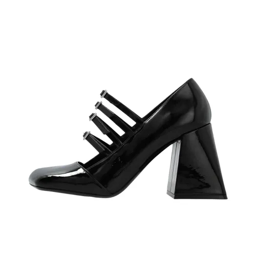 Vic Matie Квадратный каблук Высокие каблуки Женские Черный