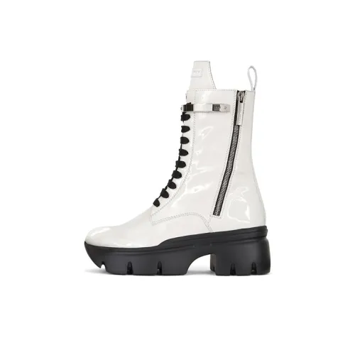 Giuseppe Zanotti GZ Apocalypse Короткий Мартин Ботинок Женские Белые
