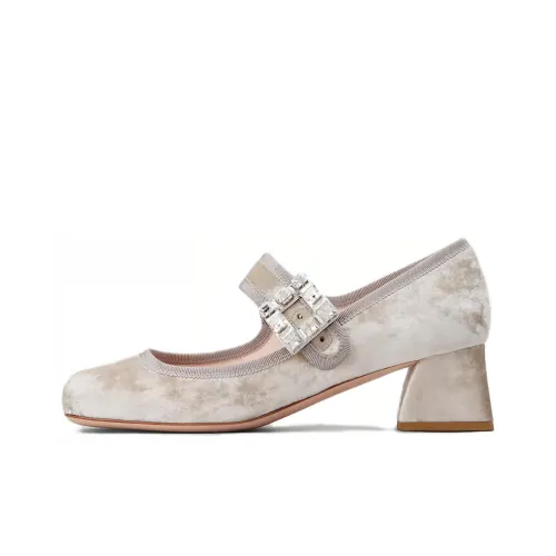 Roger Vivier Высокие каблуки Серый Женские