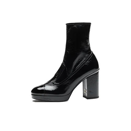 CHANEL Ботильоны Черные Женские