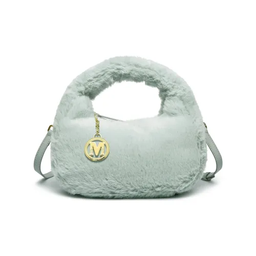 FAIRWHALE Плюшевая сумка женская мятно-зеленая